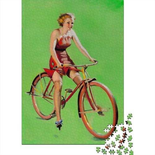 Gil Elvgren Pin-up Holz-Puzzle, Impossible Puzzle, Illustration Puzzles Für Erwachsene, Museums Puzzles, Puzzlespiel Für Jugendliche Puzzel 1000 Pcs