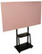 WYBZDA Tv Abdeckung Elastizität Alles Inbegriffen Wandhalterung Universal Tv Bildschirm Staubschutzhülle für 24-85 Zoll LCD Tv Hülle Computer(Pink,24-29in)