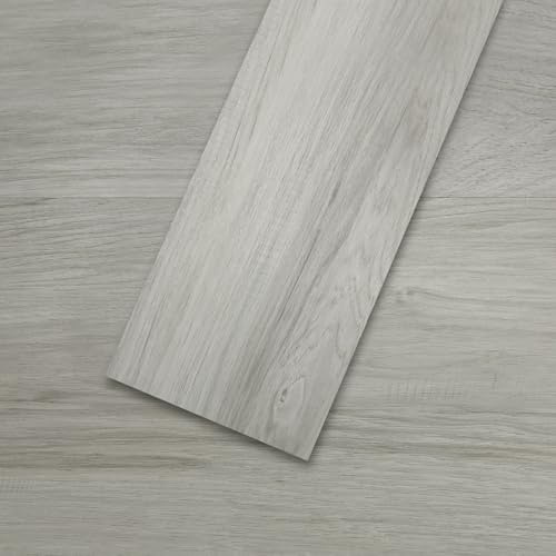 Mysflosy Vinylboden Selbstklebend, PVC Bodenbelag holzoptik wasserdicht, Eiche Europäische 15,24 cm x 91,44 cm vinyl bodenbelag, 36 Dielen, Abdeckung 5 m²