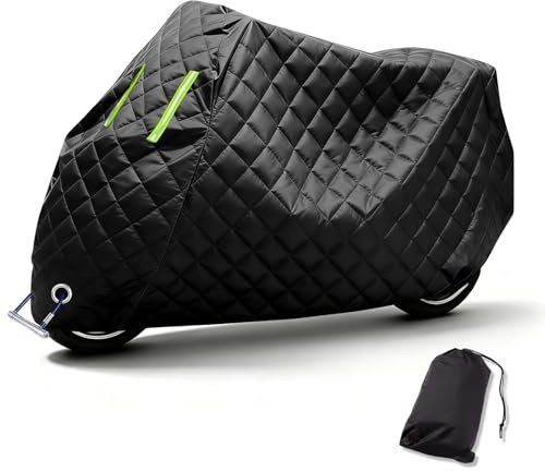 Funda Antigranizo Moto Compatible con Yamaha YX 600 Radian|Fundas Moto Accesorios Protectora Resistente Oxford Moto Todas Estaciones con Bolsa de Almacenamiento