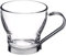 BORMIOLI ROCCO ‘Oslo’ Clear Espresso Cups Set of 6 (10cl) – Small Coffee Cup Glasses with Stainless Steel Handles – Toughened Opal Glass: Microwave & Dishwasher Safe – Luxury Italian Tableware