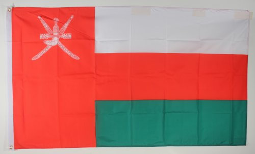 Buddel-Bini Flagge Fahne ca. 90x150 cm : Oman Nationalflagge Nationalfahne