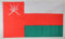 Buddel-Bini Flagge Fahne ca. 90x150 cm : Oman Nationalflagge Nationalfahne