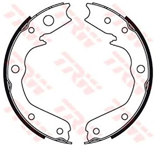 TRW GS8497 Bremsbackensatz, Feststellbremse | Kompatibel mit: ISUZU TROOPER I, OPEL FRONTERA A, FRONTERA A Sport, FRONTERA B, MONTEREY A, MONTEREY B