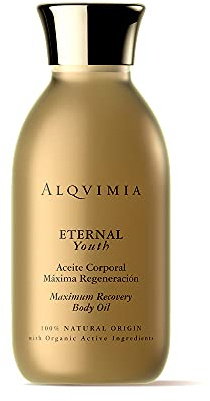 Alqvimia | Eternal Youth Maximum Regeneration Körper Öl | Anti-Falten und Hautstraffendes Body Oil | 150 ml