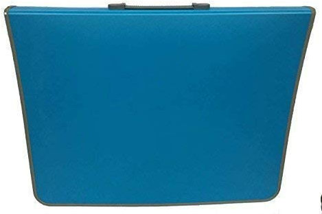 MeMyArt A2P-Blue A2 Portfolio Presentation Display Folder/Case/Bag - Pink/Blue/Grey
