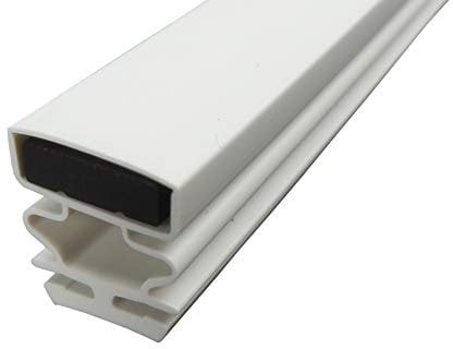 Magnetdichtung Profil groß M - 2000mm inkl. Magnetband - Farbe: weiss (Kühlschrankdichtung)