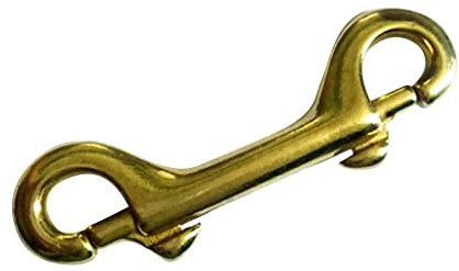 Sharplace Doppelkarabiner aus Messing Karabiner Clip