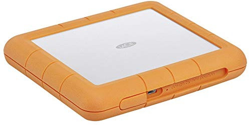 LaCie Rugged RAID Shuttle, Unità Disco Esterna Portatile da 8 TB, USB-C e USB 3.0, Resistente a Cadute, Urti, Polvere e Acqua, per Mac, PC Desktop, Workstation e PC Portatili (STHT8000800)