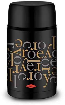 Oroley - Botella Acero Inoxidable Letras | Termo Café, Agua, Té y Líquidos l Sin BPA | Reutilizable | Isotérmica | 1000ml