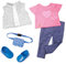 Our Generation BD30394Z Spielzeug Puppen Outfit Auf Reisen mit Bauchtausche, Einfarbig, Bunt, for A 18 inch / 46 cm Doll