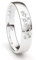 Kolibri Rings - Ring Silber 925 Damen Sternenhimmel 9 Zirkonia Steine Freundschaftsring Partnerring Verlobungsring - Inkl. Gravur und Etui