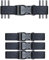 Yulaiyoen Child Locks for Kitchen Cupboards，Child Safety Cupboard Locks, Baby Proofing Adjustable Straps for Two-Door Cabinets Fridge