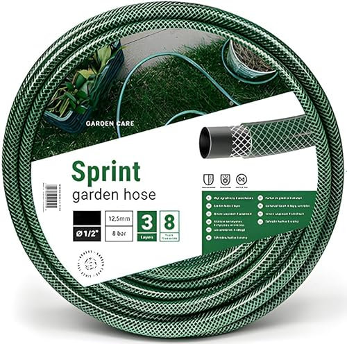 Gartenschlauch 20 m, 3/4 zoll - UV-beständiges Wasserschlauch - 8 bar Berstdruck