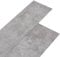 vidaXL PVC Laminat Dielen Selbstklebend Vinyl Boden Bodenbelag Fußboden Planke Vinylboden Designboden Dielenboden 5,21m² 2mm Erdgrau
