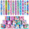 flintronic Braccialetti Slap, 24Pezzi Slap Bracelets, Bracciali a Scatto, Schiaffo Bracciali Gadget per Compleanno Festa Bomboniere Regalo per Bambini Ragazze Ragazzi