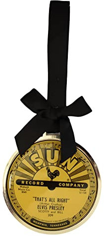Sun Records Ornament, Elvis Presley All Right – Mid-South Products