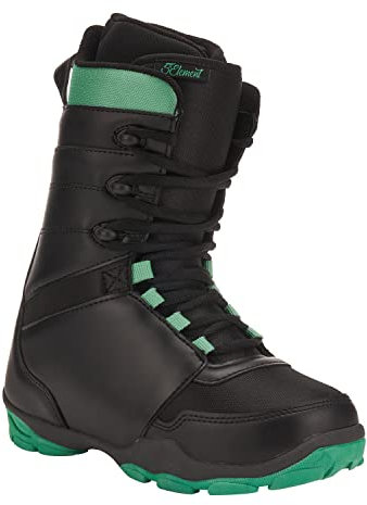 L-1 Damen Snowboardstiefel (10,0, Schwarz/Blaugrün)