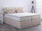 AUKONA Boxspringbett Piano 140x200, Beige H3, 7 Zonen Taschenfederkern-Matratze, H2 H3 H4, Komfortschaum-Topper, Lieferung und Aufbau kostenlos