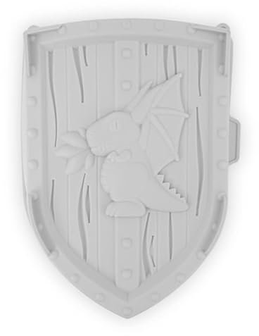 CÉCOA • Moule à gâteau • Bouclier Dragon • Silicone 100% Platinium • Moule en Silicone Thématique Anniversaire • Moule en Silicone 100% Alimentaire • Sans BPA