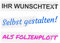 foliado® 2 x Wunschtext Aufkleber Schriftzug Buchstaben als Folienaufkleber - Aufkleber selbst gestalten - Namensaufkleber Auto Text Aufkleber Schriftzug #AFP001