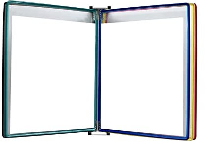 Flipchart-Ausstellungsständer, magnetischer Zeitschriftenständer zur Wandmontage, A4-Schilderhalter, Mehrfarbig