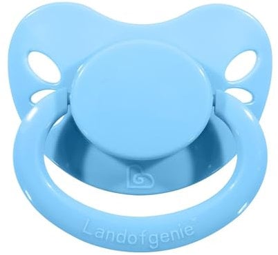 Landofgenie Schnuller in Erwachsenengröße Großer Saugerschild Schnuller Blau