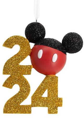 Hallmark Disney Mickey Mouse Icon Head 2024 Weihnachtsdekoration