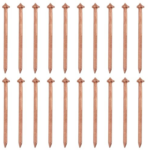 PATIKIL 200uds CD Soldadura Pasadores, 50mm Aislamiento Soldadura Pasadores Perno Soldadura Pernos Pasadores Aislamiento Cobre Clavos Soldadura Clavos para Reparación Auto Barco