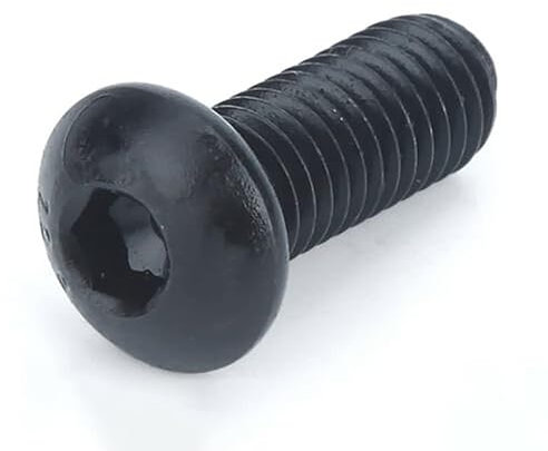 Muttern und Schrauben 3 Stück BSW 1/4-20 3/8-16 schwarze Zink-Halbrundkopf-Innensechskantschrauben, Inbusschrauben, hochfest, Güteklasse 10.9, Farbe: 1 Zoll, Größe: 1/4-20, Farbe: 2 Zoll, Größe: 37849
