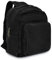 Boziee Klein Rucksack Damen Canvas Cityrucksack Rucksäcke Daypacks,Rucksackhandtaschen Kinderrucksäcke für Schule Travel Arbeit Damen Mädchen Teenager Unisex (Canvas, Schwarz)