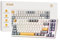 Kisnt Wireless Mechanical Keyboard, Creamy Sound Board, Gaming Keyboard with Bluetooth/2.4GHz/USB-C, 75% 85 Keys, Customized Hot Swappable Compact Keyboard for Win/Mac