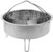 Oikufidu 3Pcs/Set Pressure Cooker Accessories Stainless Steel Steam Basket with Egg Steamer Rack, Divider for Kitchen Cooking