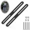 TXXATX Juego de Fijación para Buzón de Valla 215 mm x 24 mm Fijación para Buzón con Tornillos M5 y Tuercas Montaje de Buzón en Vaya Montaje en Valla para Instalar Buzones