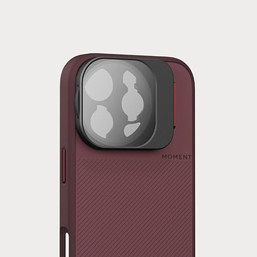 Moment QuickLock Filter | iPhone 16/15 Pro & Pro Max | Smartphonekamera-Filter für Fotografie und Video | VND, CPL, UV, CineBloom | AntiGlare CPL