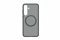 Samsung Designed for Spigen Capella Case für Galaxy S25, semitransparente Handy-Hülle, Magnet zum Anbringen von Gadgets, Qi2-Charger kompatibel, Harte Schale mit weicher Griffkante, Frost Black