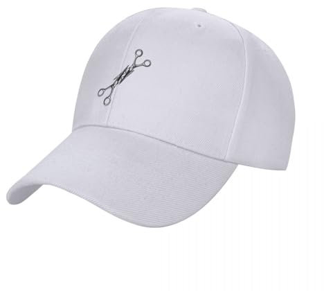UOAZYIIF Baseballkappe Scissor Sicherheit Baseball Kappe Golf Hut Sonne Kappe Herren Damen