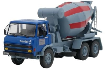 Scale Diecast Model 1:43 For Berliet GRH Cement Tanker Mixer Alloy Car Model Hobbyist Series Surprise Toys Display Ornaments Pre-Built Model Motor Vehicles