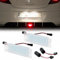 MARCHFA Kennzeichenbeleuchtung für Corsa D 2006-2011 Autozubehör Ersatzteile 2 X 18 LED Nummernschildleuchten