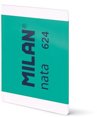 MILAN® Libreta A4 encolada, papel blanco, 48 hojas nata®, verde