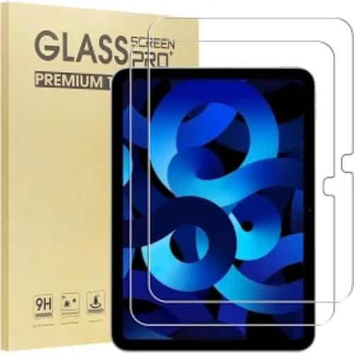 Pellicola proteggi schermo per Apple iPad 10a generazione da 10,9'' Rilasciato 2022 Numeri di modello A2757, A2777, A2696 Confezione da 2 in vetro temperato