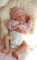 Anano Bébé Reborn Réaliste Fille en Silicone Lavable 45CM Poupée Silicone Reborn La Vraie Vie Reborn Bébé Poupée Fille Qui Ont L'air Réel Bébés Nouveau Né