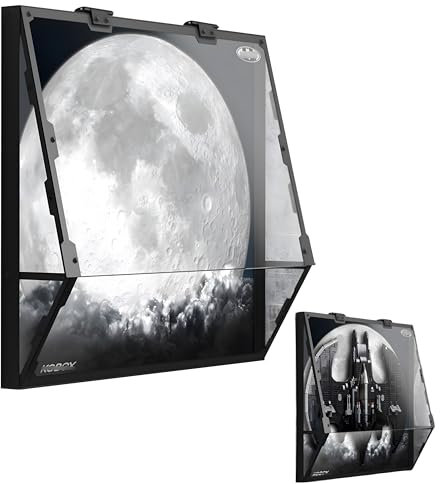 Compatible with Le-go 76161 Batman™ Batwing™ Display Case, Wall-mounted photo frame, Display Box, Gift, Dustproof Box (Display Box only)