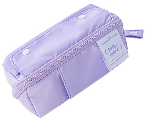 YAOGUI Multipurpose Pen Case Large Capacity Pen Bag Extending Pouches Travel Cosmetic Storage Bag for Student Women Girl Stationery Organizer