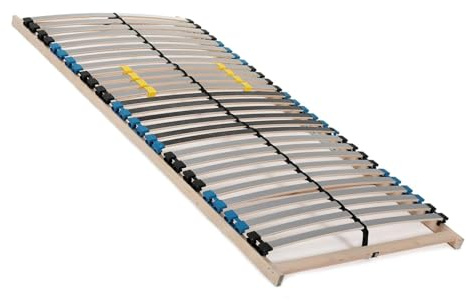 Sleepneo Lattenrost 90x200 cm - 28 Latten 7-Zonen Lattenrost Traglast ca. 150 Kg Birkenschichtholz Selbstmontage Made in Germany