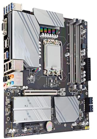 Placa base Z690 Micro ATX de 12ª Generación, i9, i7, i5, i3, CPU 128 GB, SSD M.2