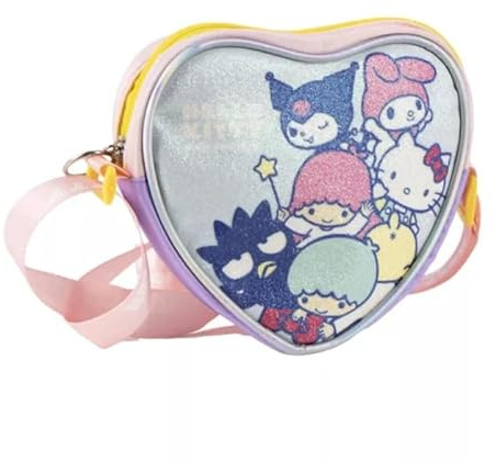 Hello Kitty Herztasche für Mädchen, mit Kindermotiv – Herztasche, Hello Kitty, für Geschenk und den täglichen Gebrauch