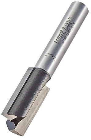 Trend Trade Zweischneidiger Fräser, 8 mm Schaft, 12.7 mm Schnittdurchmesser, 25 mm Schnittlänge, Hartmetallbestückt, TR14X8MMTC