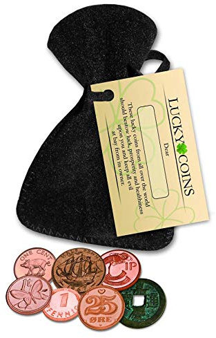 IMPACTO COLECCIONABLES Alle Welt, 7 Glücksmünzen - Jahr 1740-2009