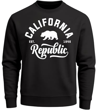 Neverless Schöner California Republic Herren Pullover Sweatshirt